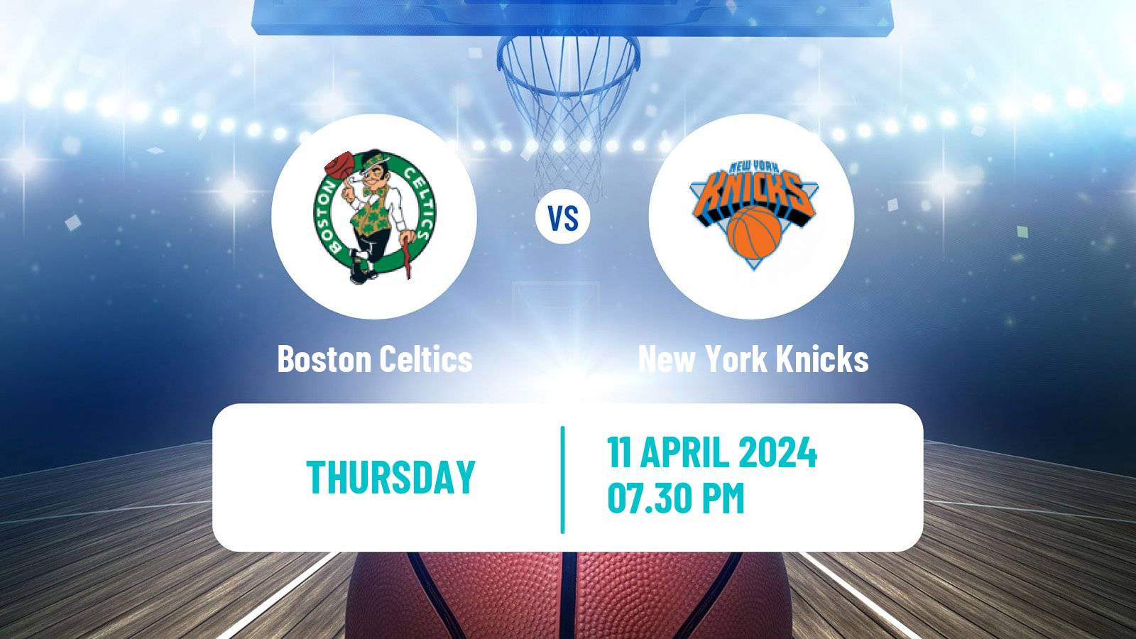Basketball NBA Boston Celtics - New York Knicks