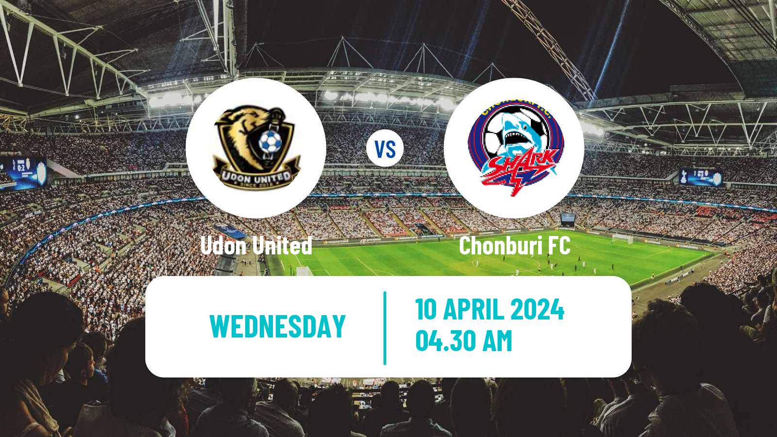 Soccer Thai FA Cup Udon United - Chonburi