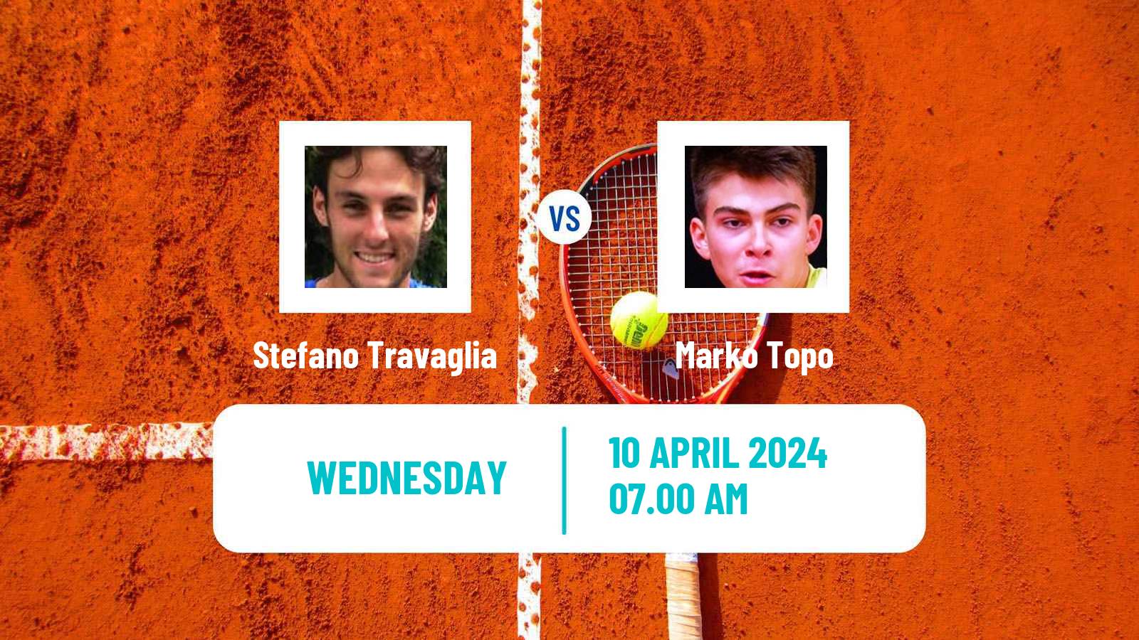 Tennis Split Challenger Men Stefano Travaglia - Marko Topo