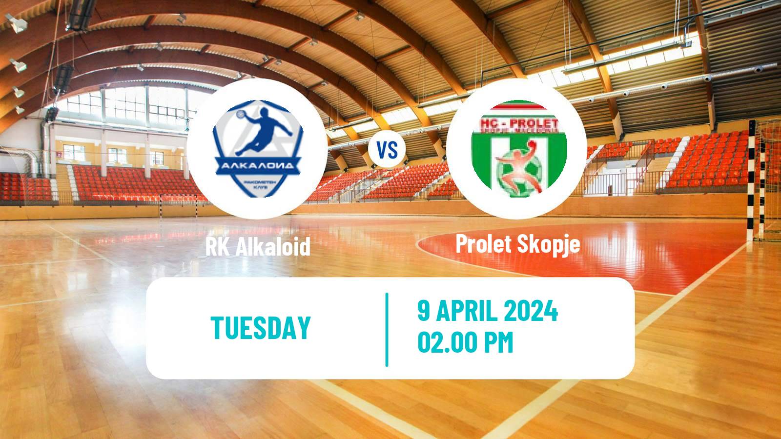 Handball North Macedonian Superleague Handball Alkaloid - Prolet Skopje