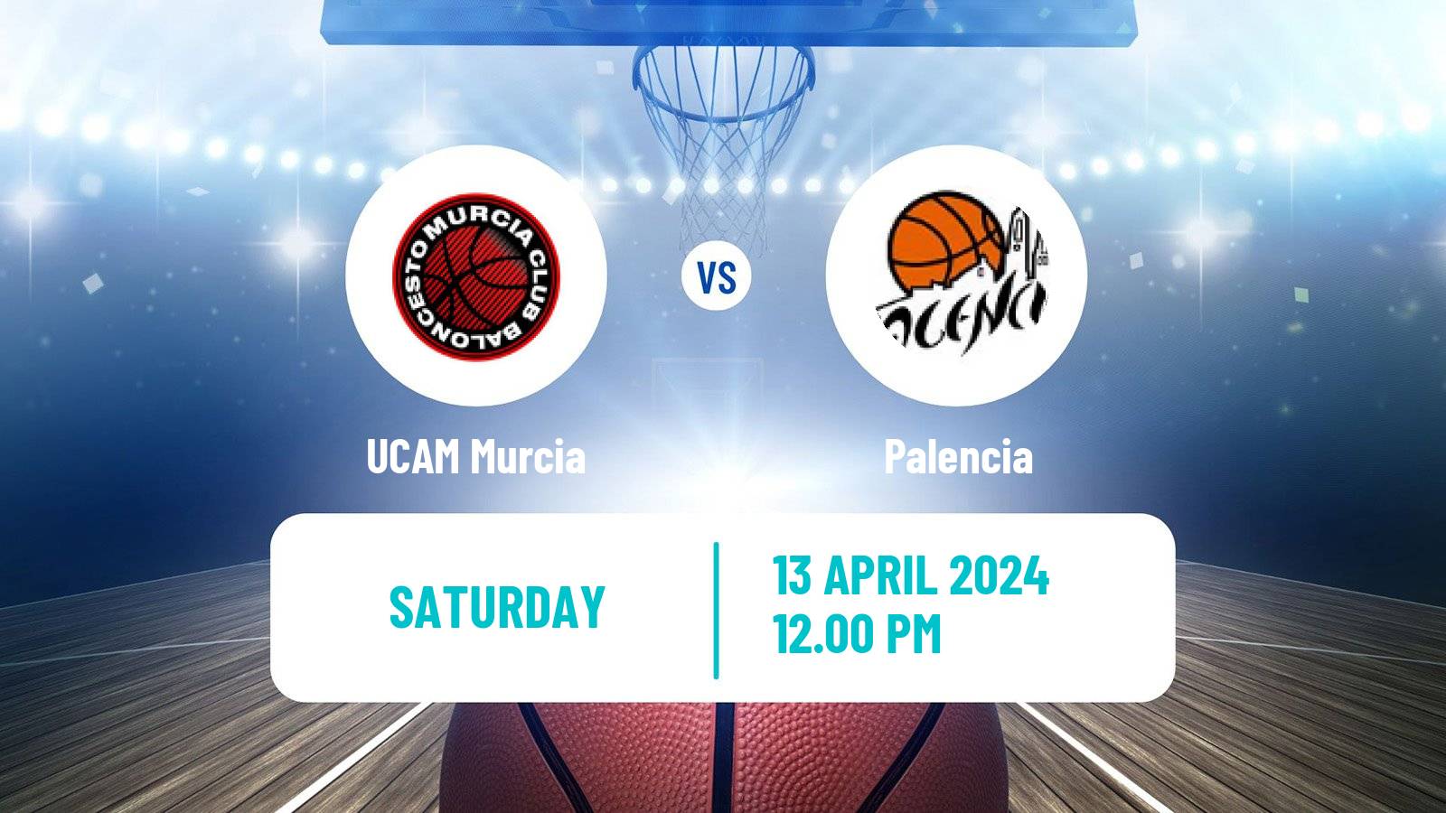 Basketball Spanish ACB League UCAM Murcia - Palencia