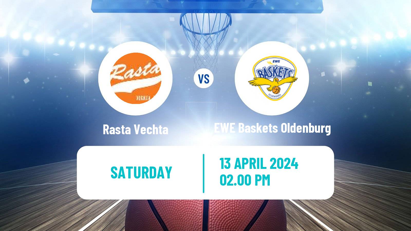 Basketball German BBL Rasta Vechta - EWE Baskets Oldenburg