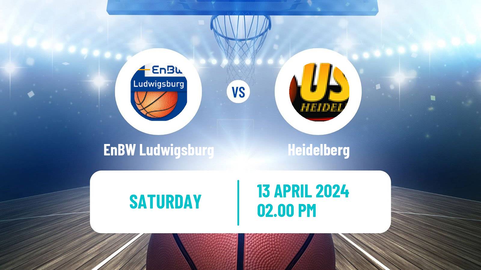 Basketball German BBL EnBW Ludwigsburg - Heidelberg