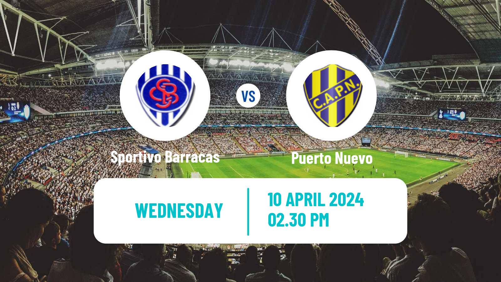 Soccer Argentinian Primera C Sportivo Barracas - Puerto Nuevo