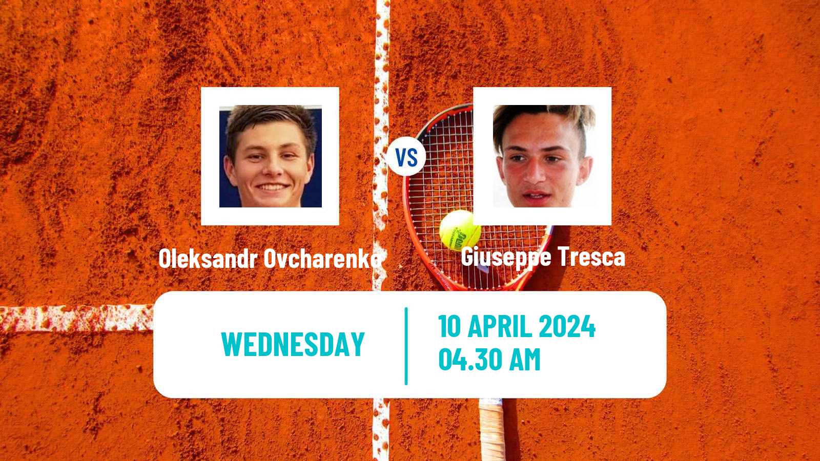 Tennis ITF M25 Hammamet 6 Men Oleksandr Ovcharenko - Giuseppe Tresca