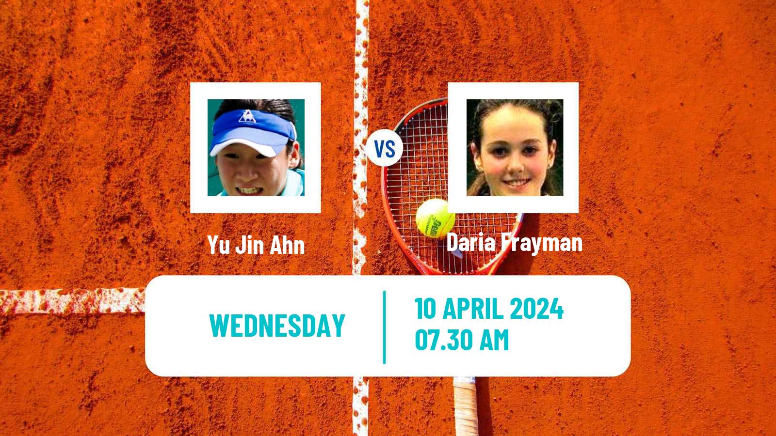 Tennis ITF W35 Sharm Elsheikh 2 Women Yu Jin Ahn - Daria Frayman
