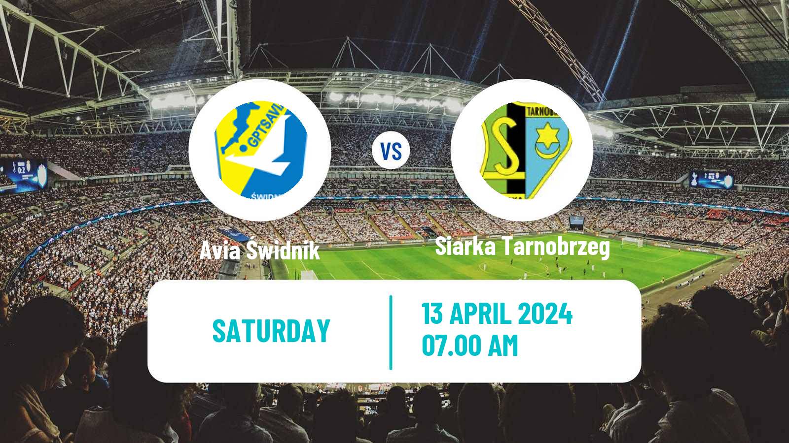 Soccer Polish Division 3 - Group IV Avia Świdnik - Siarka Tarnobrzeg