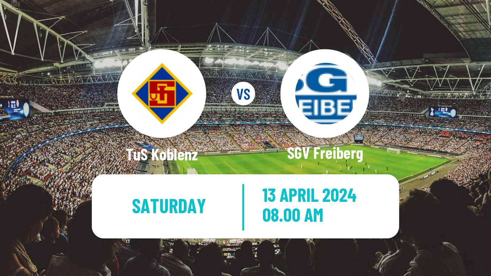 Soccer German Regionalliga Sudwest TuS Koblenz - Freiberg