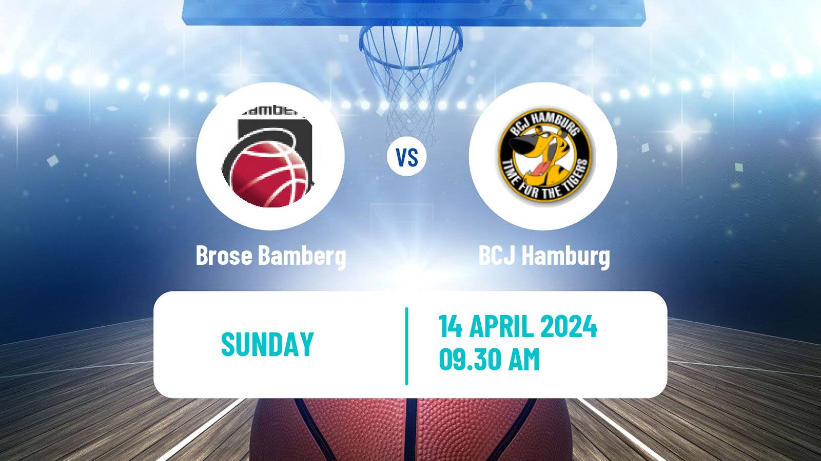 Basketball German BBL Brose Bamberg - BCJ Hamburg