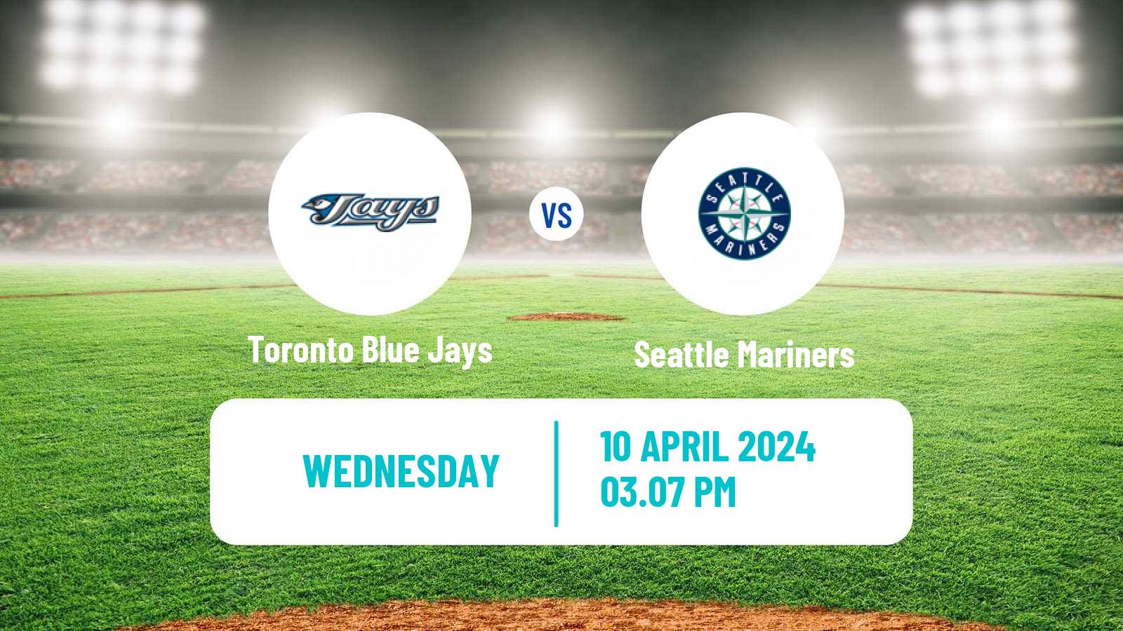 Baseball MLB Toronto Blue Jays - Seattle Mariners