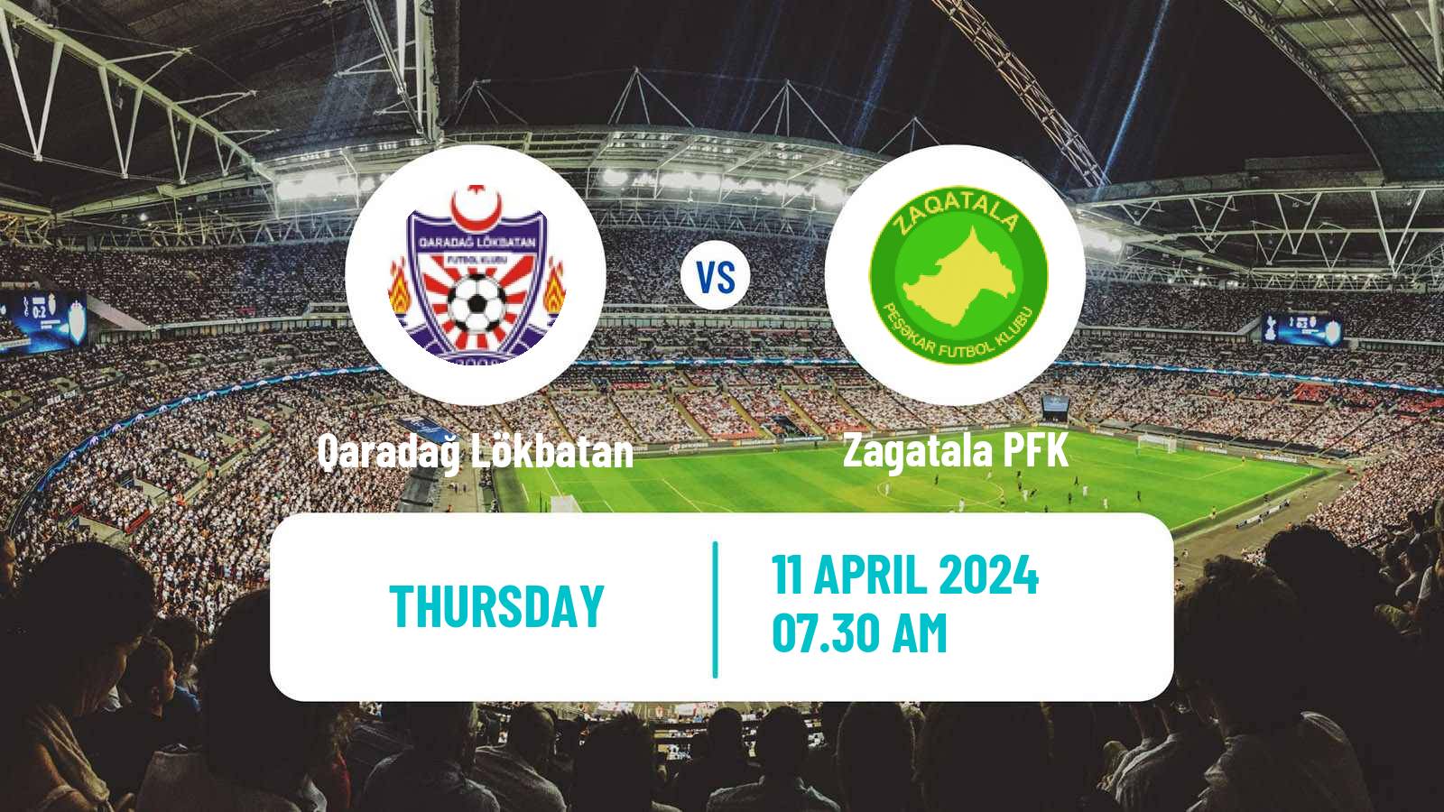 Soccer Azerbaijan First Division Qaradağ Lökbatan - Zagatala