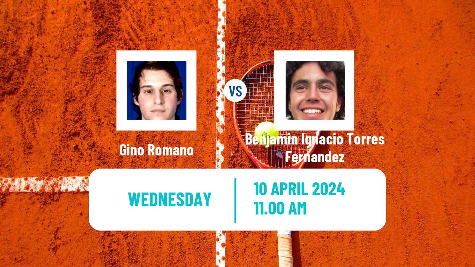 Tennis ITF M15 Quillota Men Gino Romano - Benjamin Ignacio Torres Fernandez