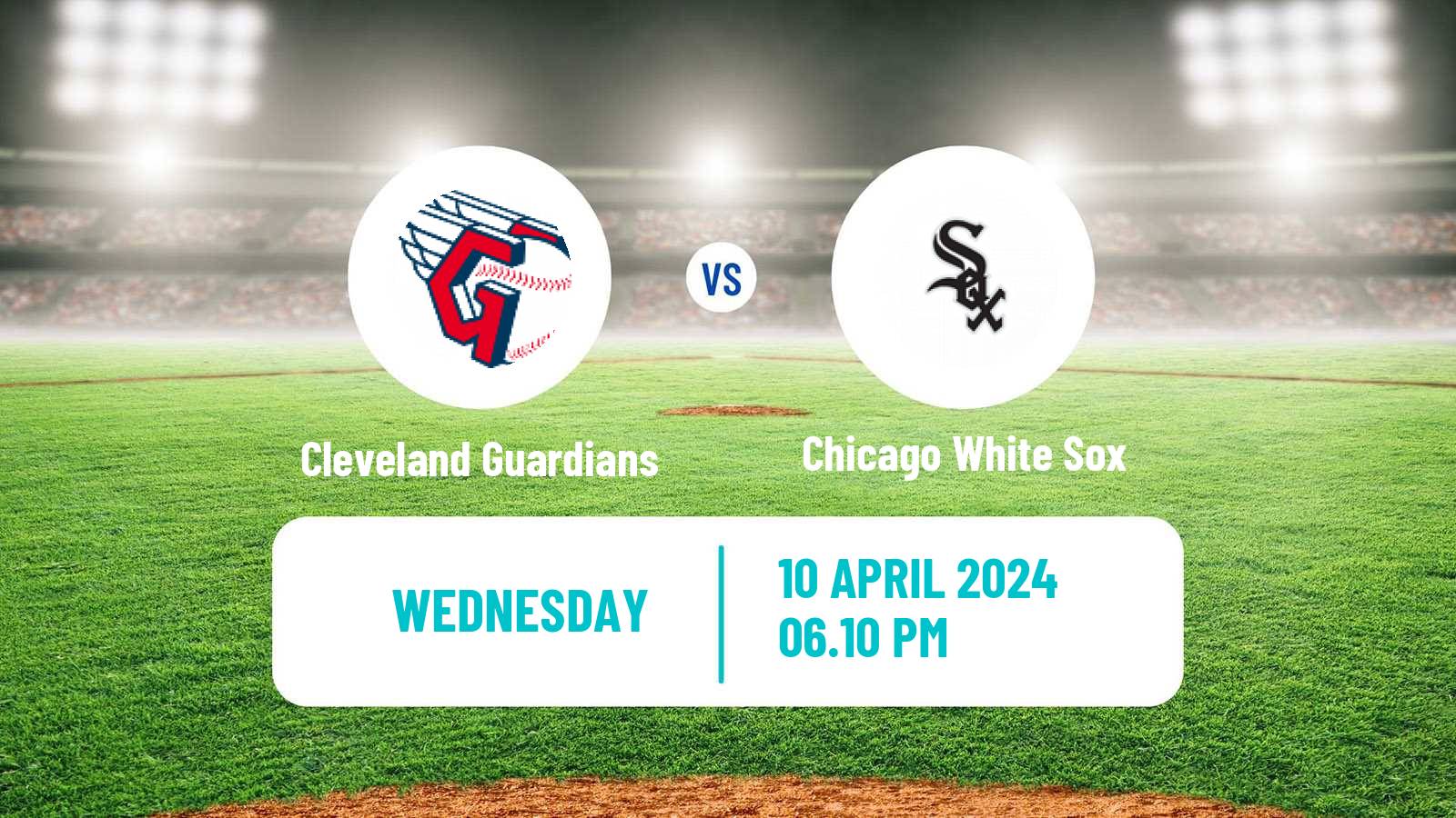 Baseball MLB Cleveland Guardians - Chicago White Sox