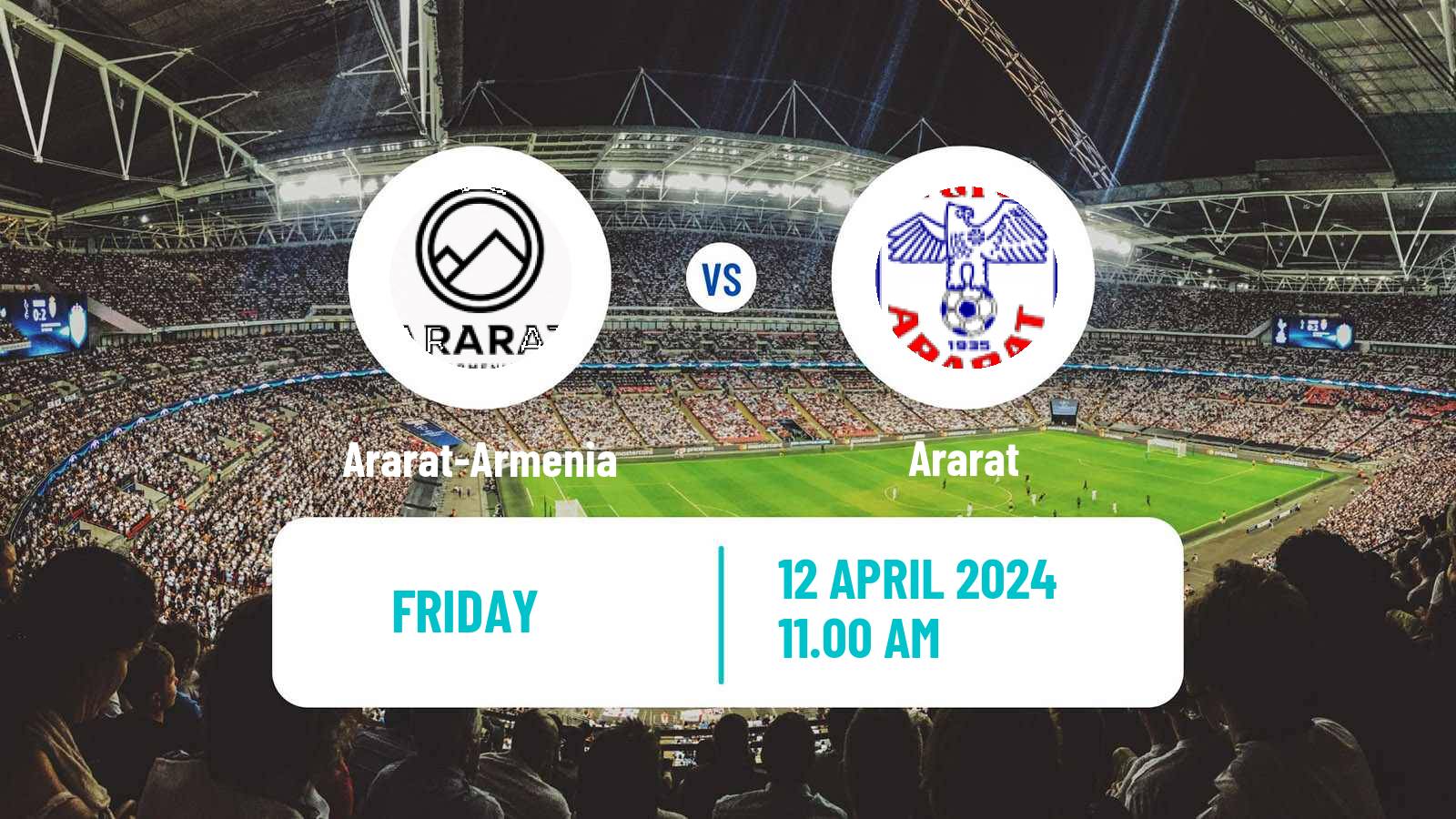 Soccer Armenian Premier League Ararat-Armenia - Ararat