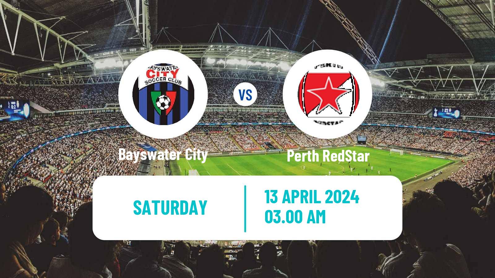 Soccer Australian NPL Western Australia Bayswater City - Perth RedStar