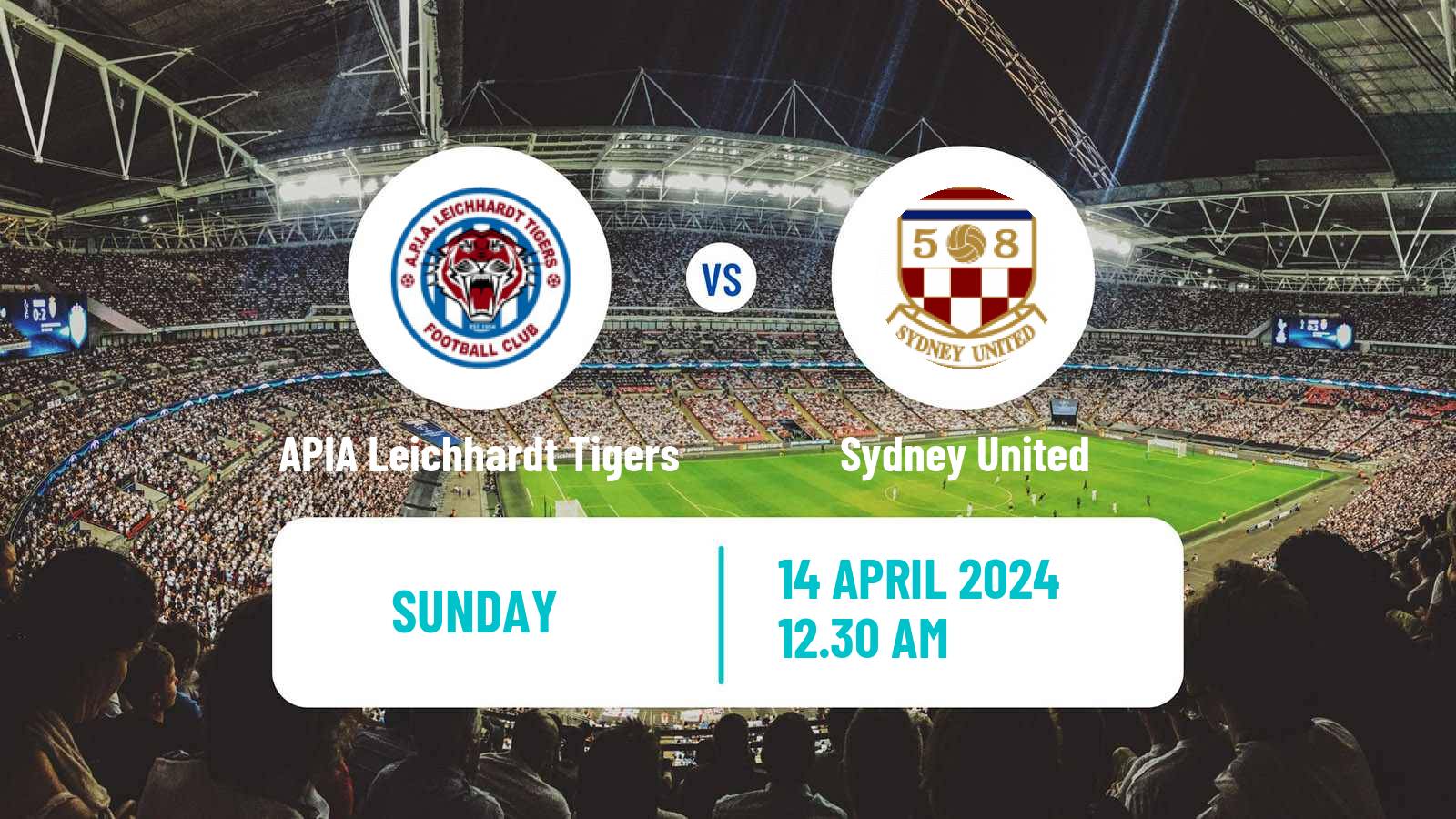 Soccer Australian NPL NSW APIA Leichhardt Tigers - Sydney United