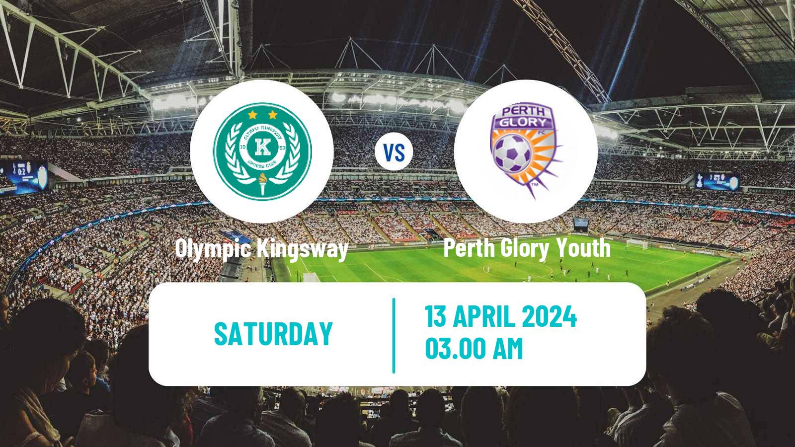 Soccer Australian NPL Western Australia Olympic Kingsway - Perth Glory Youth