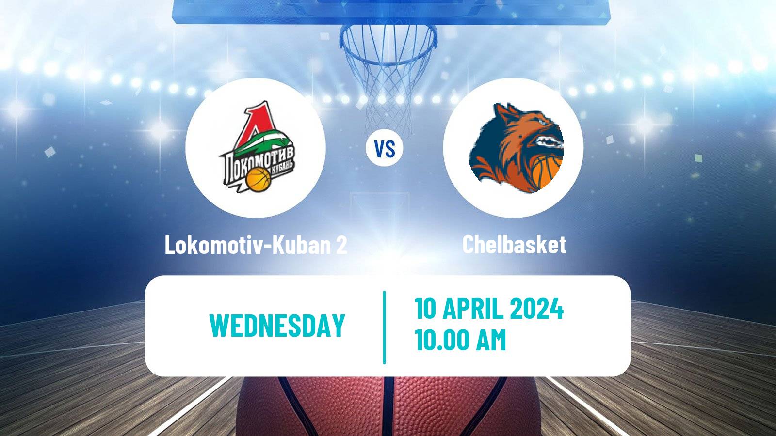 Basketball Russian Super League Basketball Lokomotiv-Kuban 2 - Chelbasket
