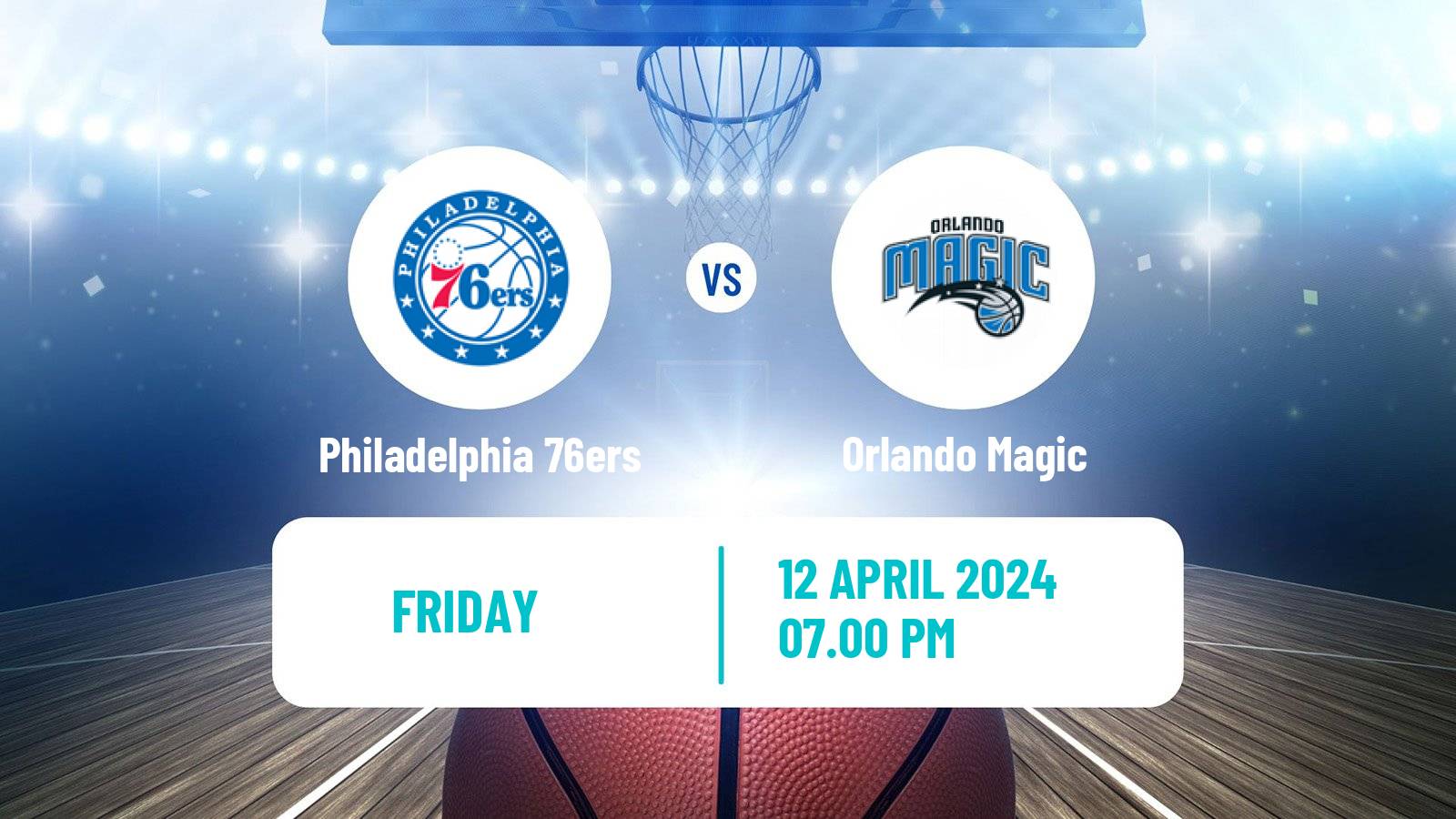 Basketball NBA Philadelphia 76ers - Orlando Magic