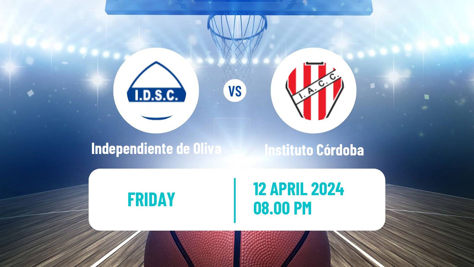 Basketball Argentinian LNB Independiente de Oliva - Instituto Córdoba