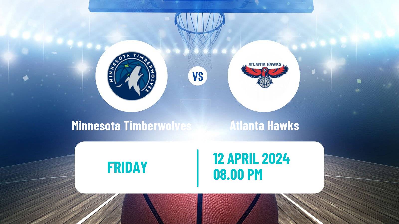 Basketball NBA Minnesota Timberwolves - Atlanta Hawks