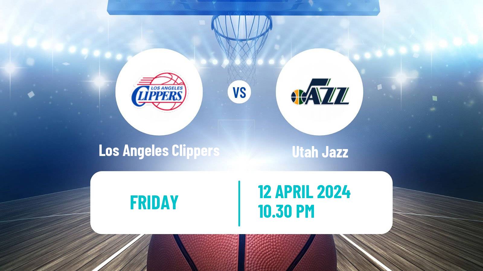 Basketball NBA Los Angeles Clippers - Utah Jazz