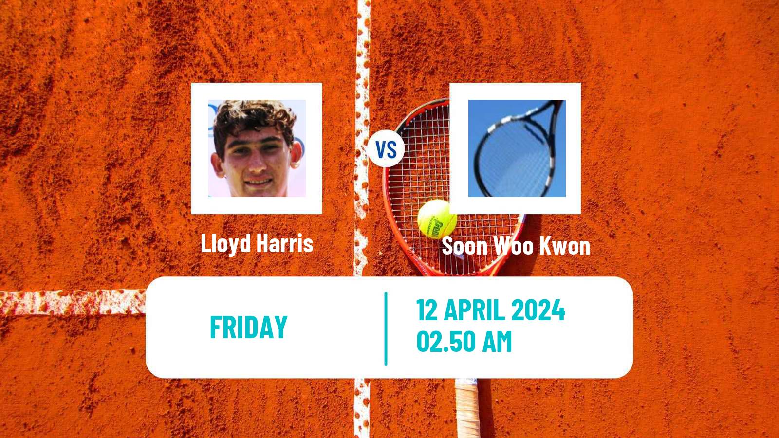 Tennis Busan Challenger Men Lloyd Harris - Soon Woo Kwon