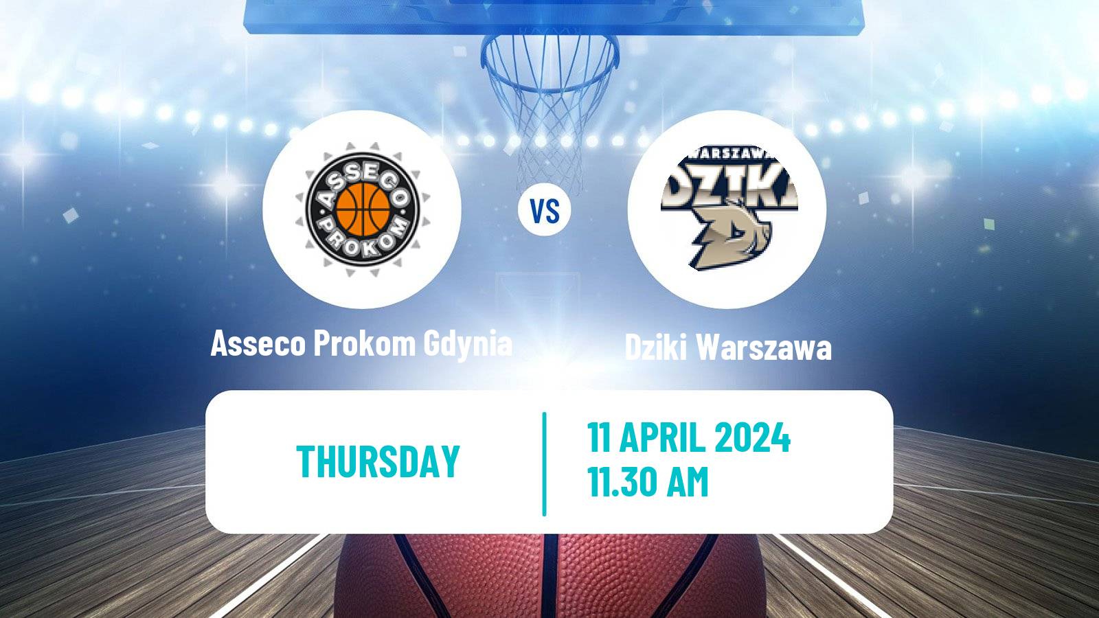 Basketball Polish Basket Liga Asseco Prokom Gdynia - Dziki Warszawa