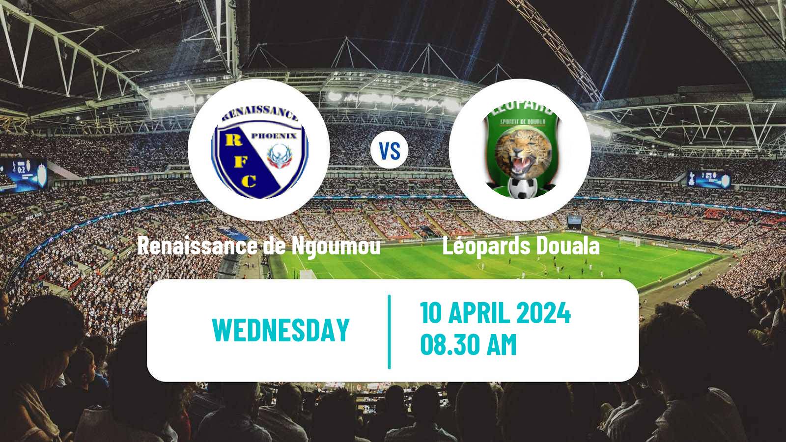 Soccer Cameroon Elite Two Renaissance de Ngoumou - Léopards Douala