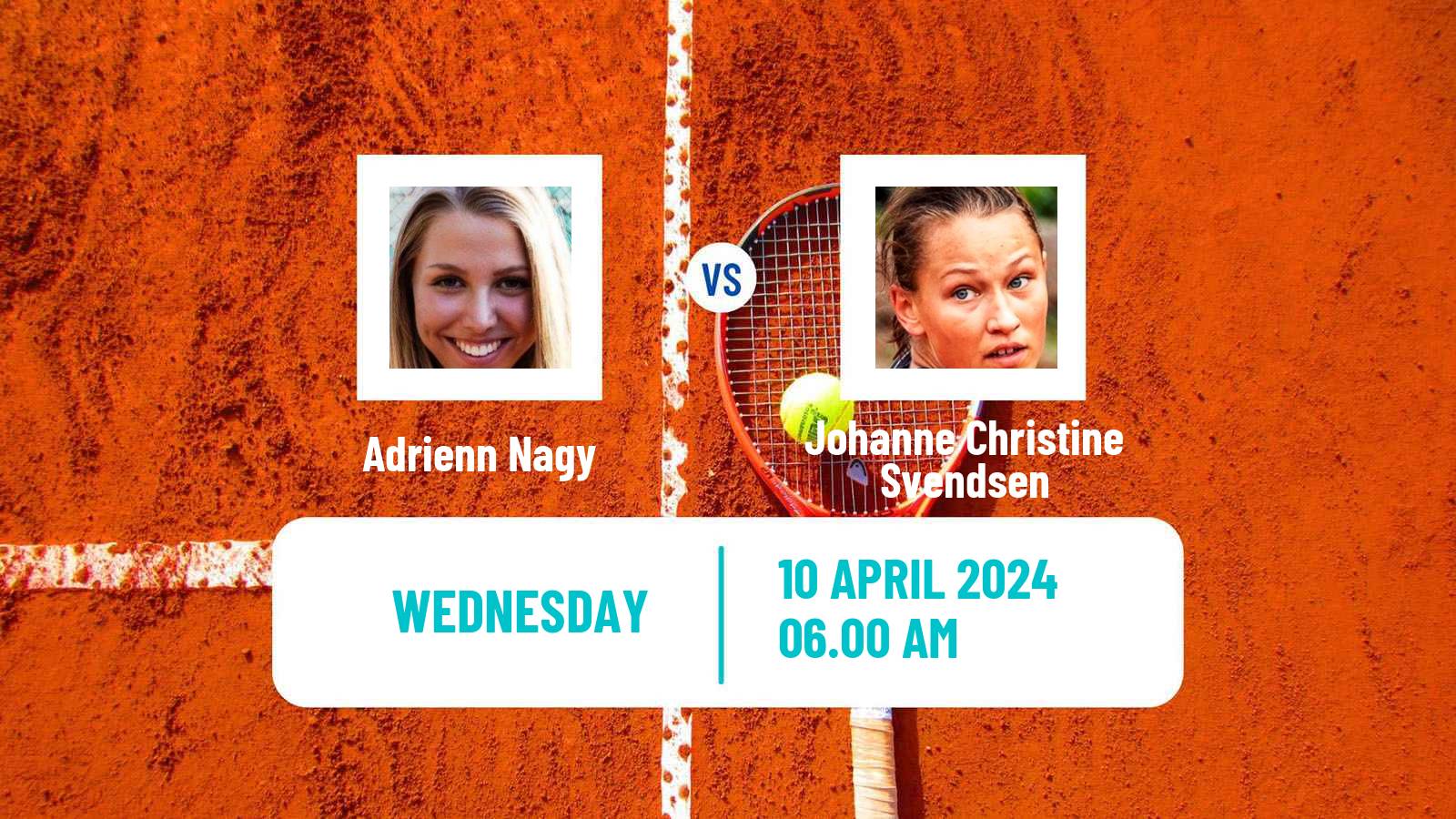 Tennis WTA Billie Jean King Cup Group I Adrienn Nagy - Johanne Christine Svendsen