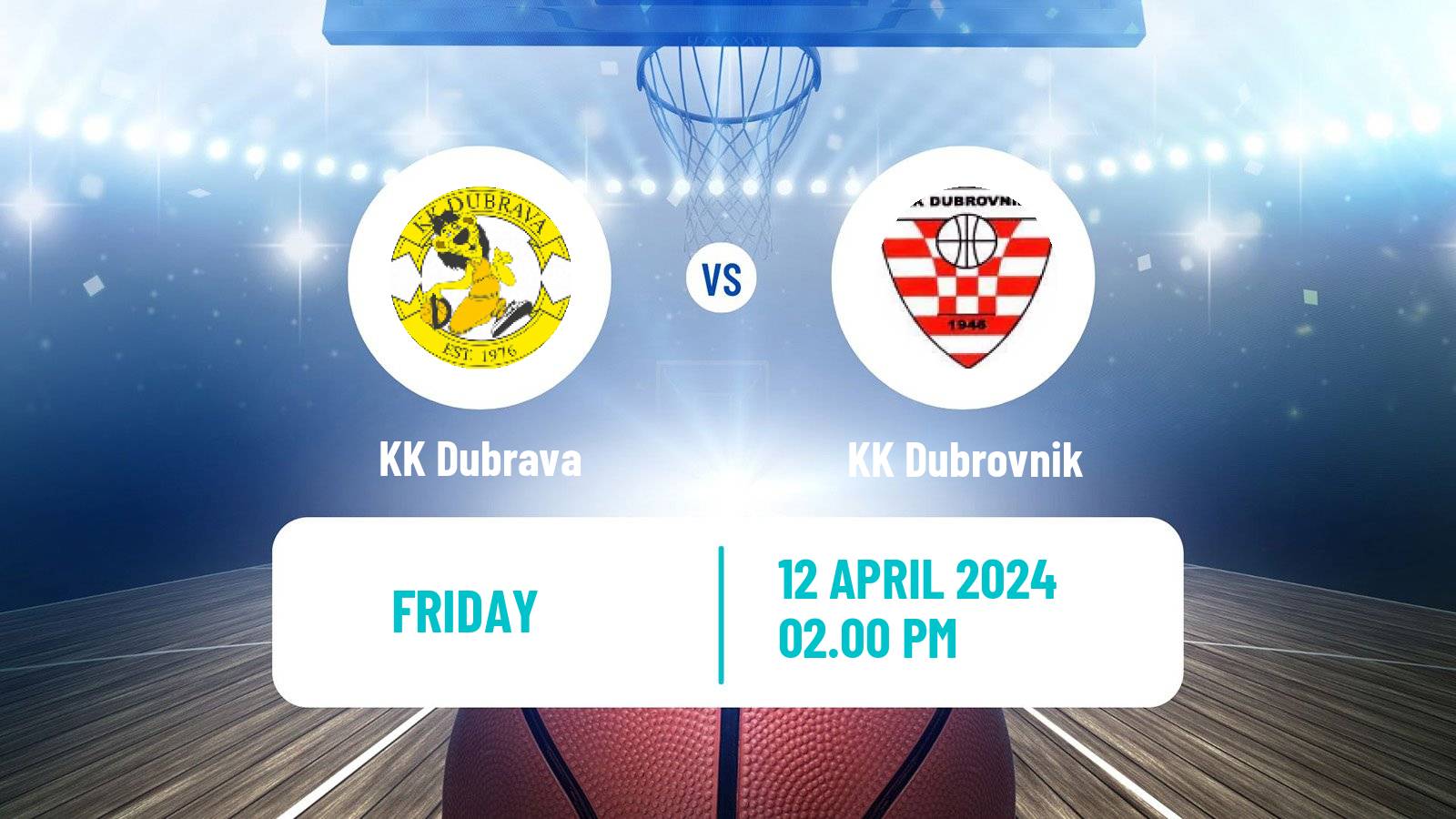 Basketball Croatian Premijer Liga Basketball Dubrava - Dubrovnik