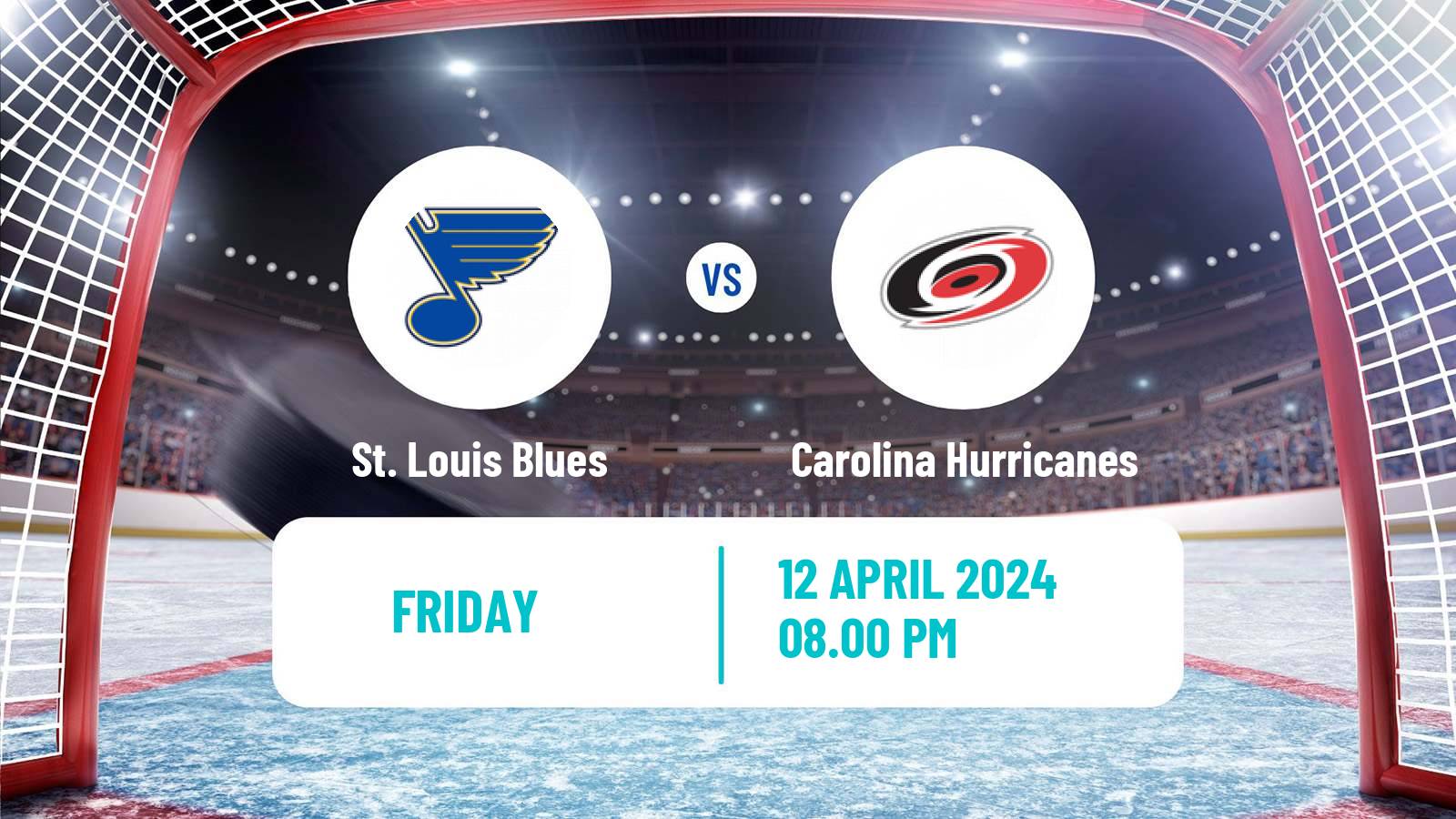 Hockey NHL St. Louis Blues - Carolina Hurricanes