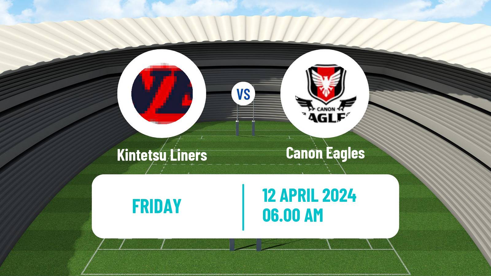 Rugby union Japan League One Rugby Union Kintetsu Liners - Canon Eagles
