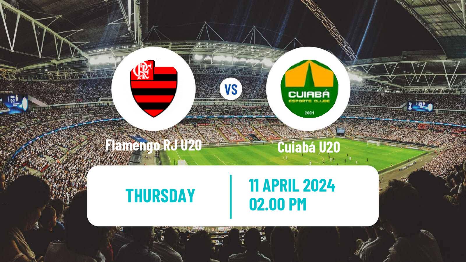 Soccer Brasileiro U20 Flamengo RJ U20 - Cuiabá U20