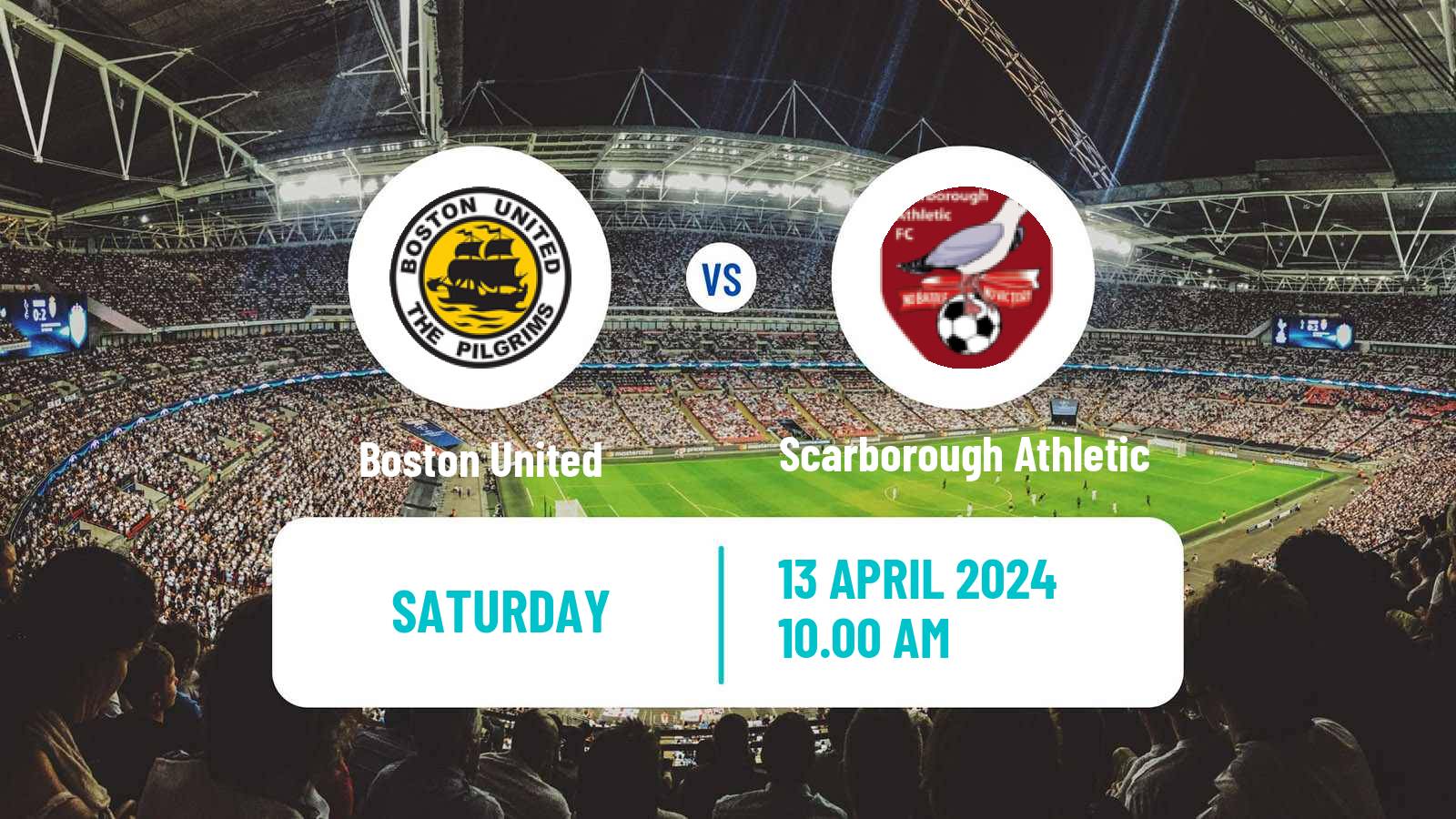 Soccer English National League North Boston United - Scarborough Athletic