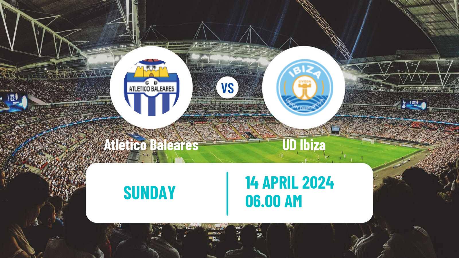 Soccer Spanish Primera RFEF Group 2 Atlético Baleares - Ibiza