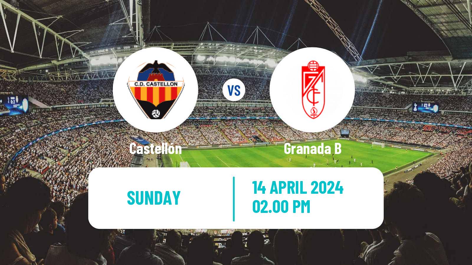 Soccer Spanish Primera RFEF Group 2 Castellón - Granada B