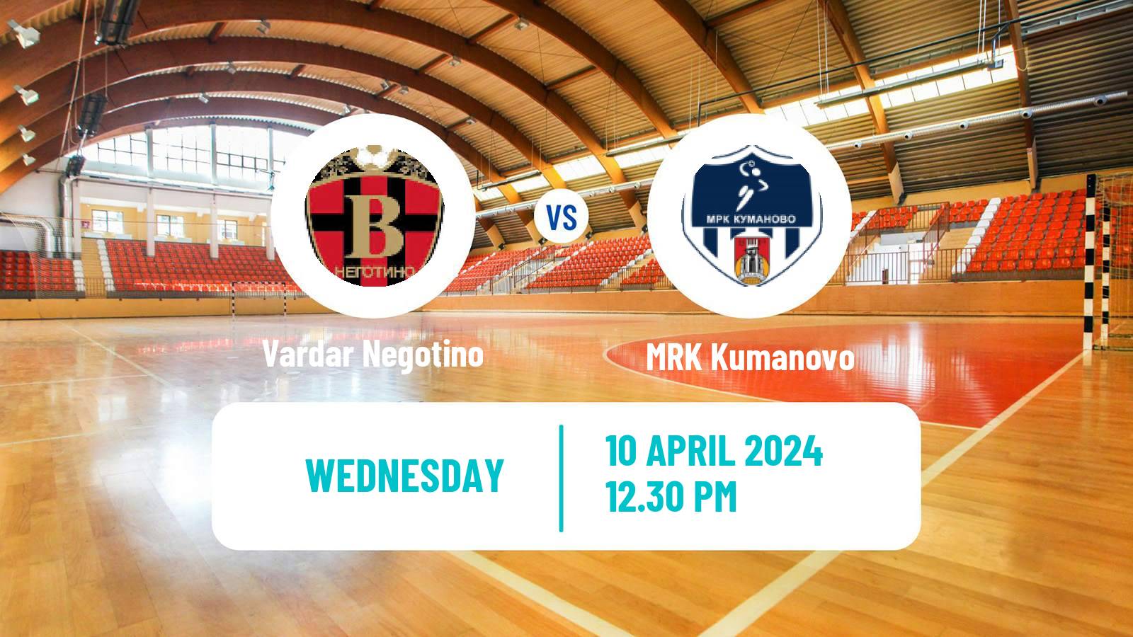 Handball North Macedonian Superleague Handball Vardar Negotino - Kumanovo