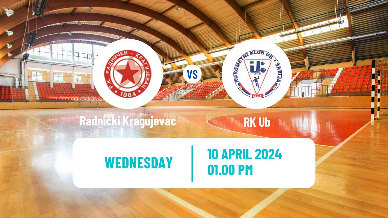 Handball Serbian Superliga Handball Radnički Kragujevac - Ub