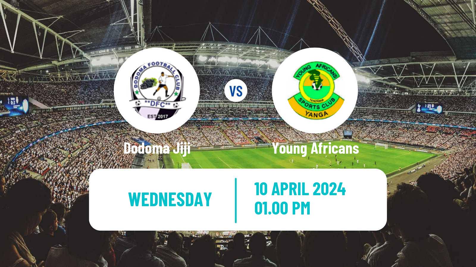 Soccer Tanzanian Federation Cup Dodoma Jiji - Young Africans