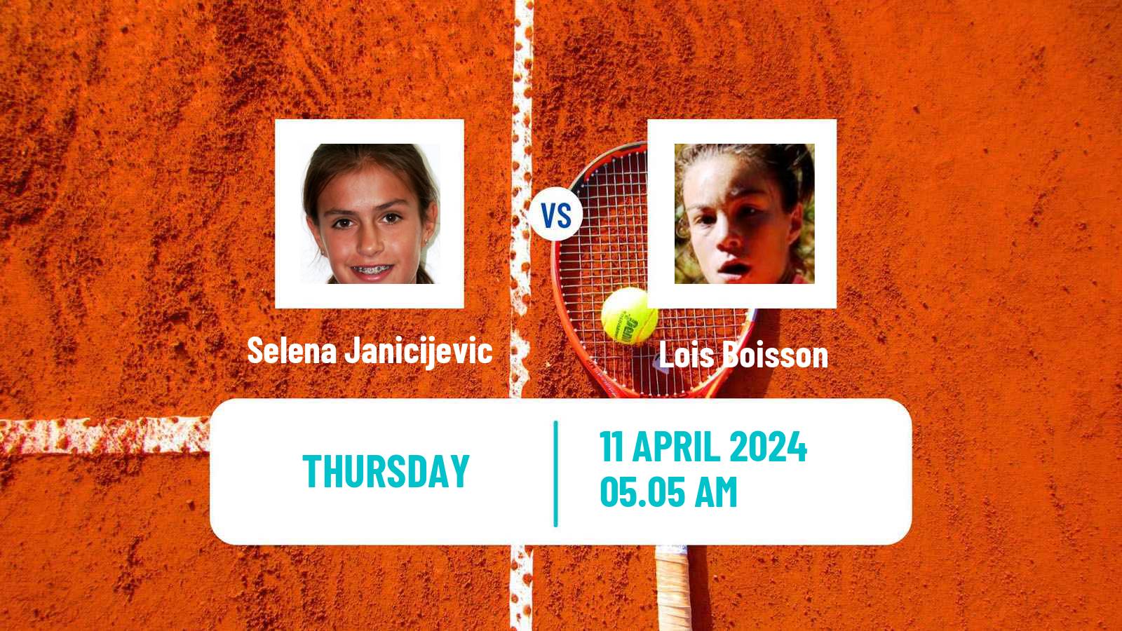 Tennis ITF W75 Bellinzona Women Selena Janicijevic - Lois Boisson