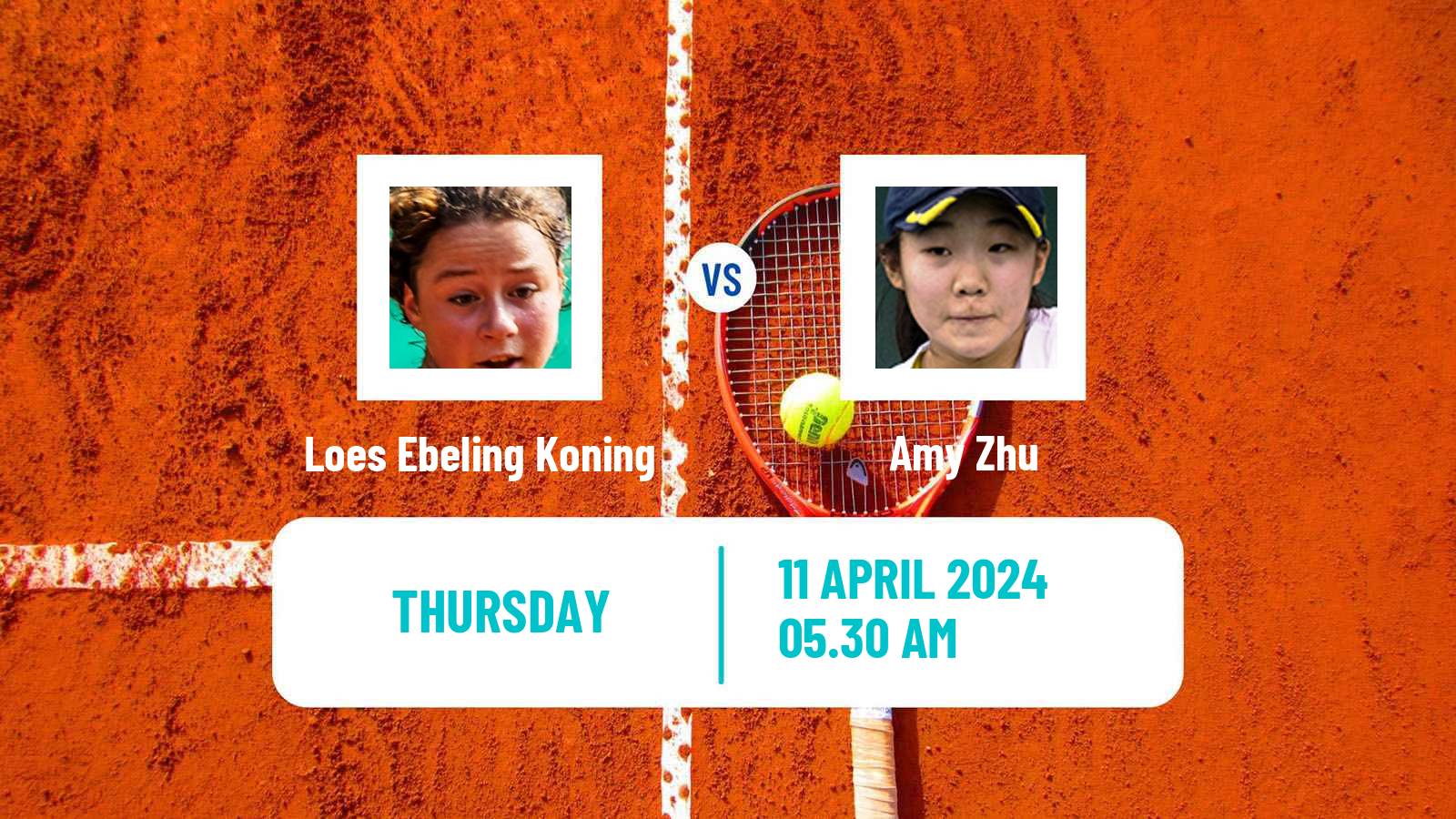 Tennis ITF W15 Telde 2 Women Loes Ebeling Koning - Amy Zhu