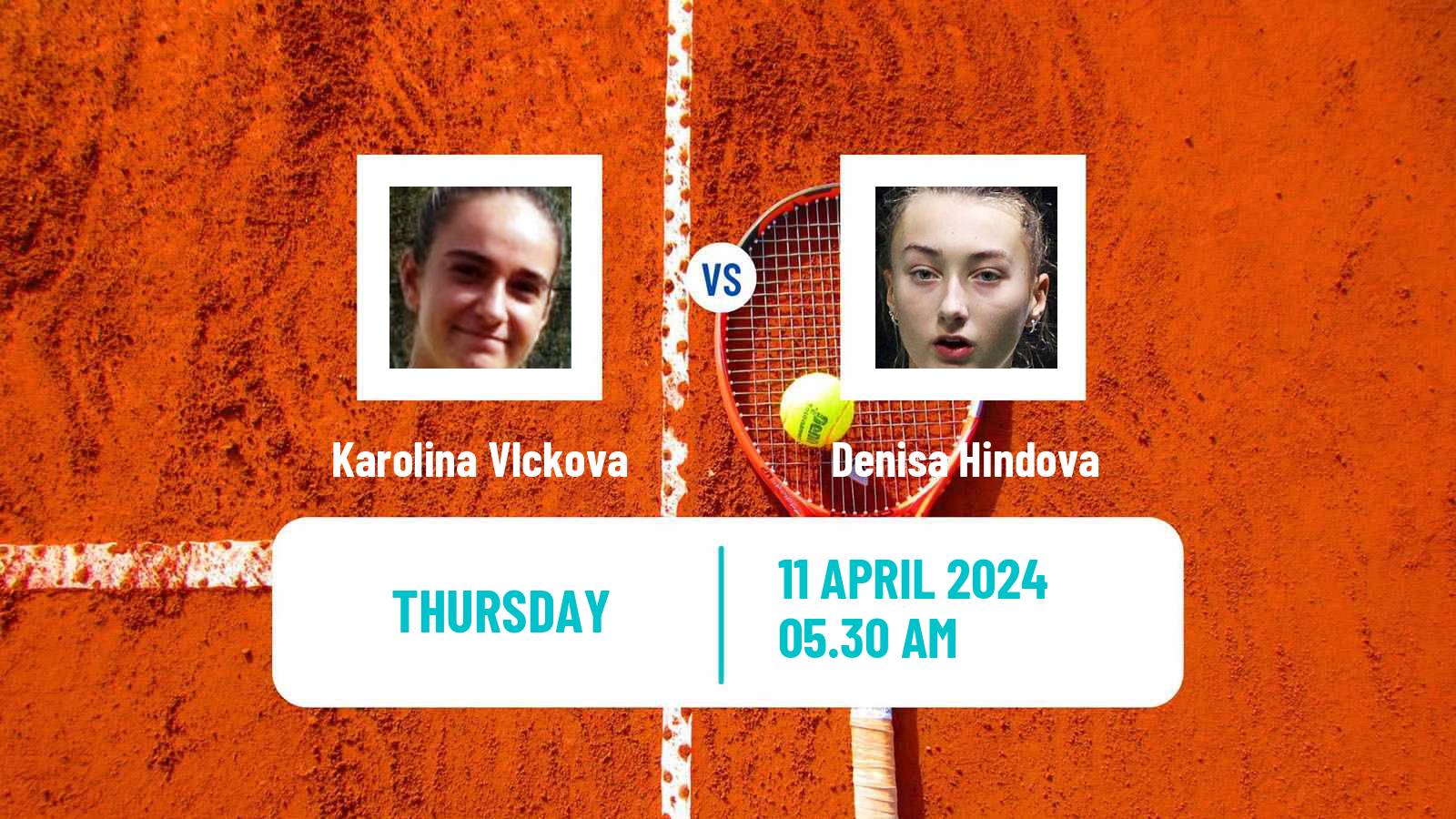 Tennis ITF W15 Antalya 9 Women Karolina Vlckova - Denisa Hindova