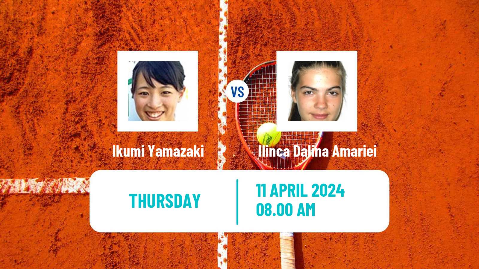 Tennis ITF W35 Hammamet 4 Women Ikumi Yamazaki - Ilinca Dalina Amariei