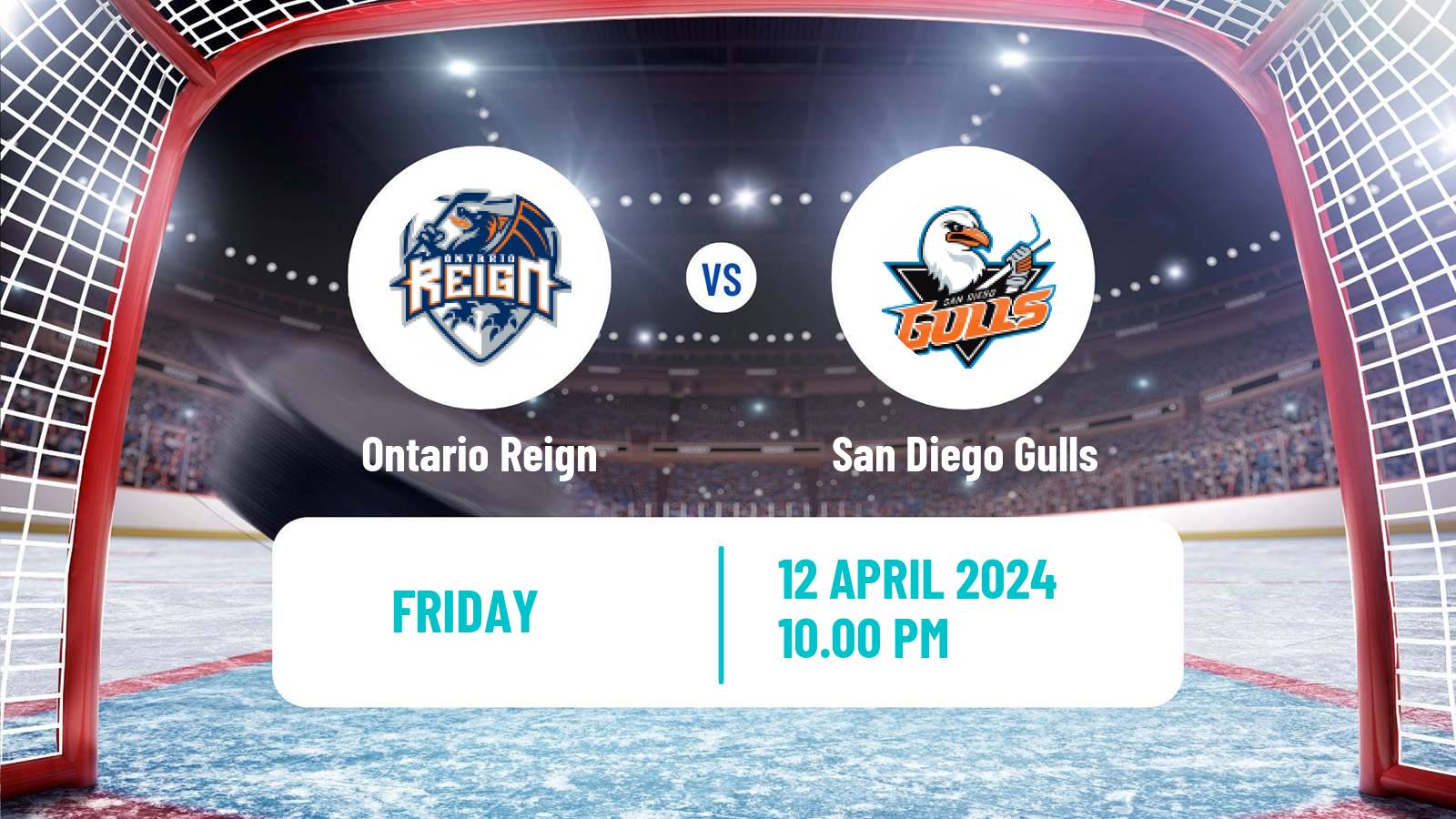 Hockey AHL Ontario Reign - San Diego Gulls