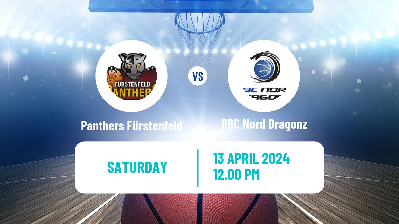 Basketball Austrian Superliga Basketball Panthers Fürstenfeld - BBC Nord Dragonz
