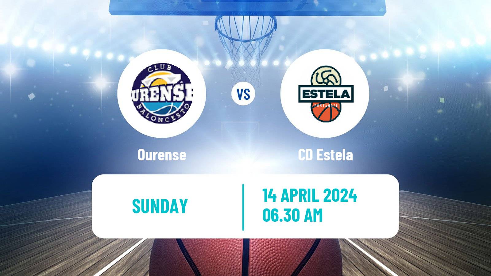 Basketball Spanish LEB Oro Ourense - Estela