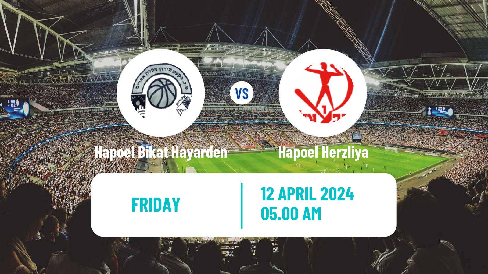 Soccer Israeli Liga Alef South Hapoel Bikat Hayarden - Hapoel Herzliya