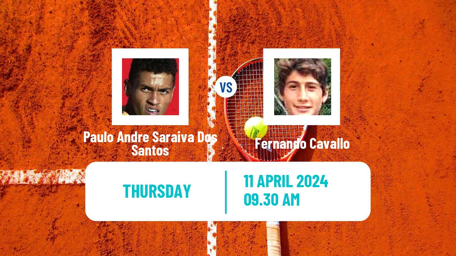 Tennis ITF M15 Quillota Men Paulo Andre Saraiva Dos Santos - Fernando Cavallo