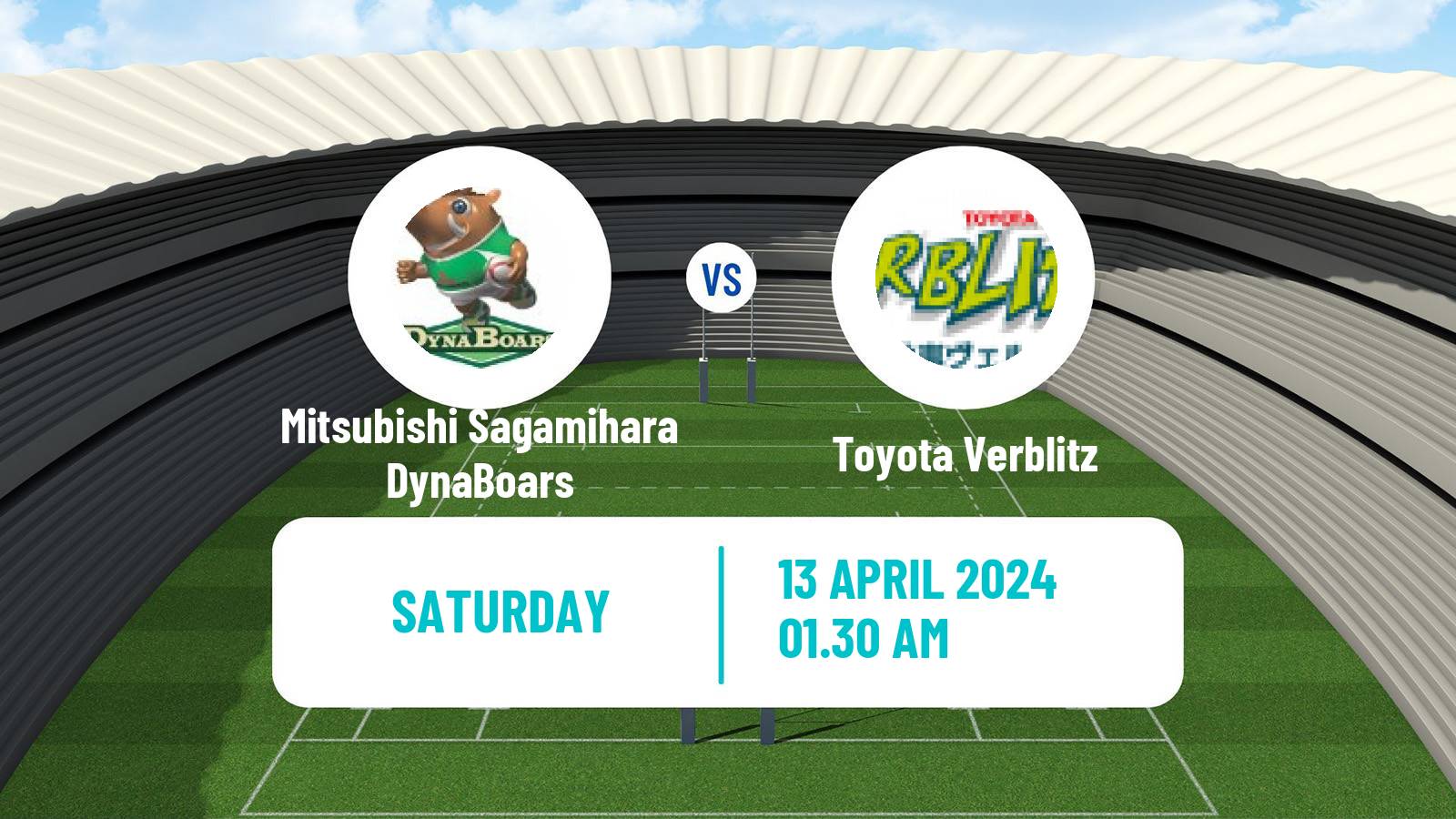 Rugby union Japan League One Rugby Union Mitsubishi Sagamihara DynaBoars - Toyota Verblitz